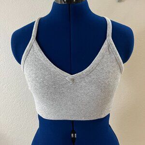 Alo Seamless Ribbed Low Back Bra